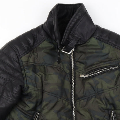 Condemned Nation  Womens Green Camouflage  Jacket Coat Size S