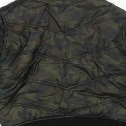Condemned Nation  Womens Green Camouflage  Jacket Coat Size S