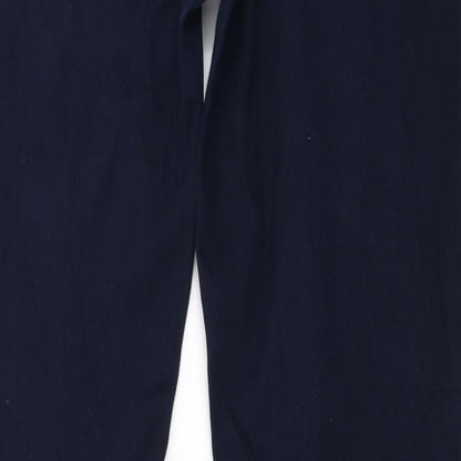 Womens UK Size 34 in H&M Regular Fit  Blue Trousers