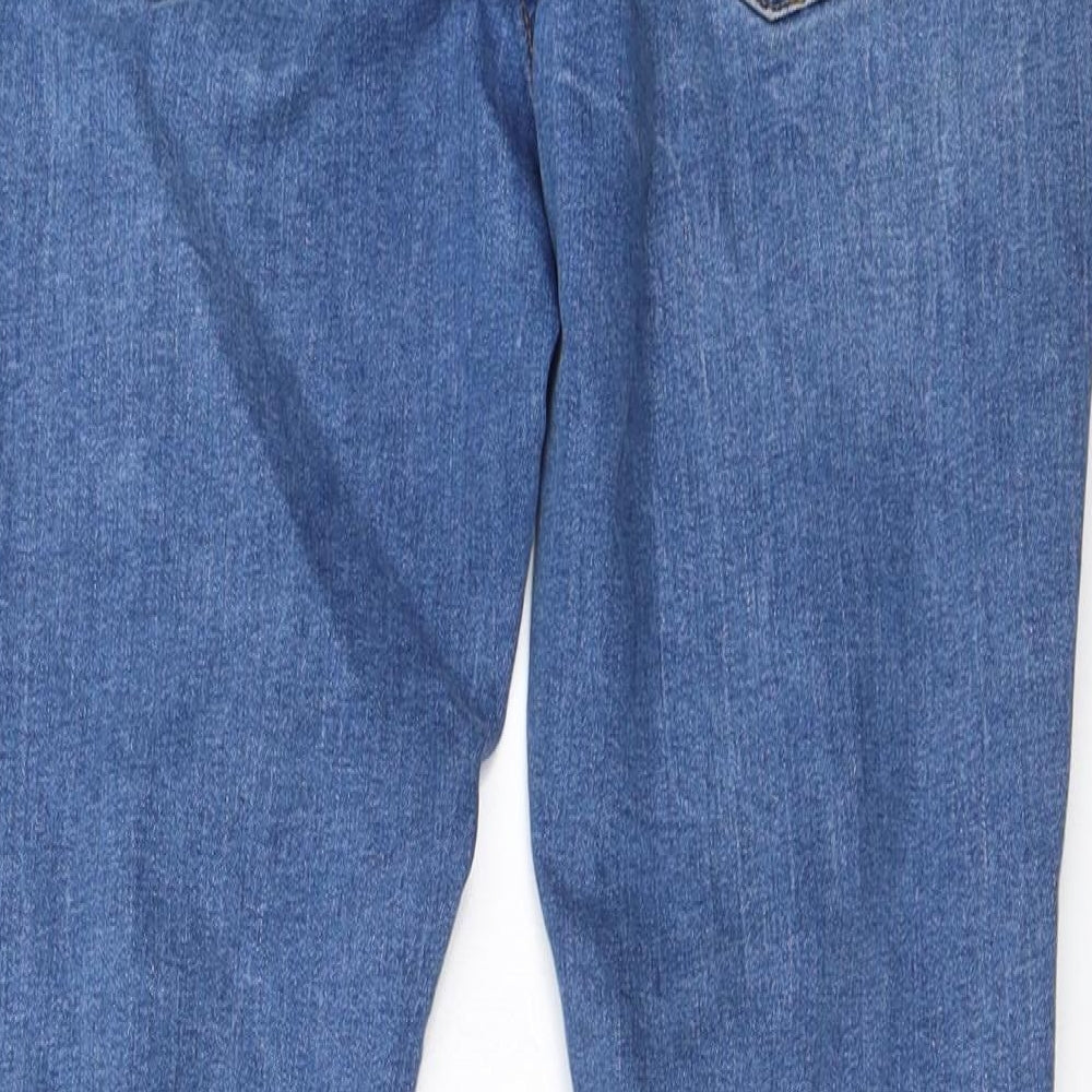 Womens UK Size 10 Dorothy Perkins Regular Fit Straight Blue Jeans