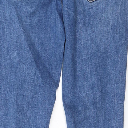 Womens UK Size 10 Dorothy Perkins Regular Fit Straight Blue Jeans