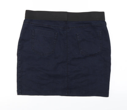 Marks and Spencer  Womens Blue   A-Line Skirt Size 14