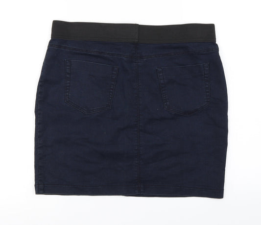 Marks and Spencer  Womens Blue   A-Line Skirt Size 14