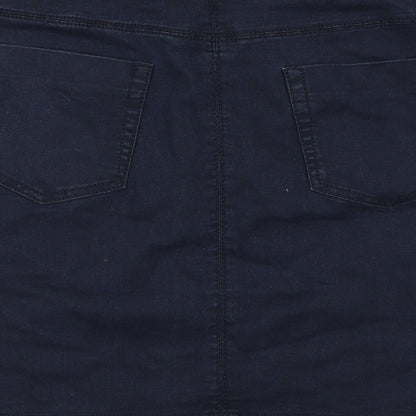 Marks and Spencer  Womens Blue   A-Line Skirt Size 14