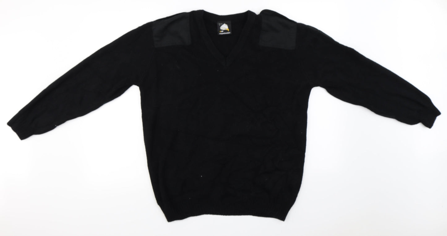 RN Mens Black   Pullover Jumper Size M