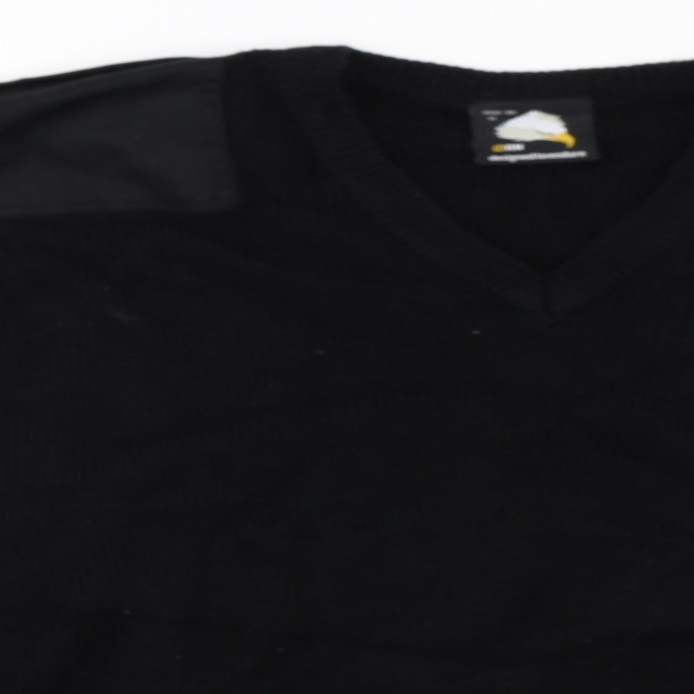 RN Mens Black   Pullover Jumper Size M