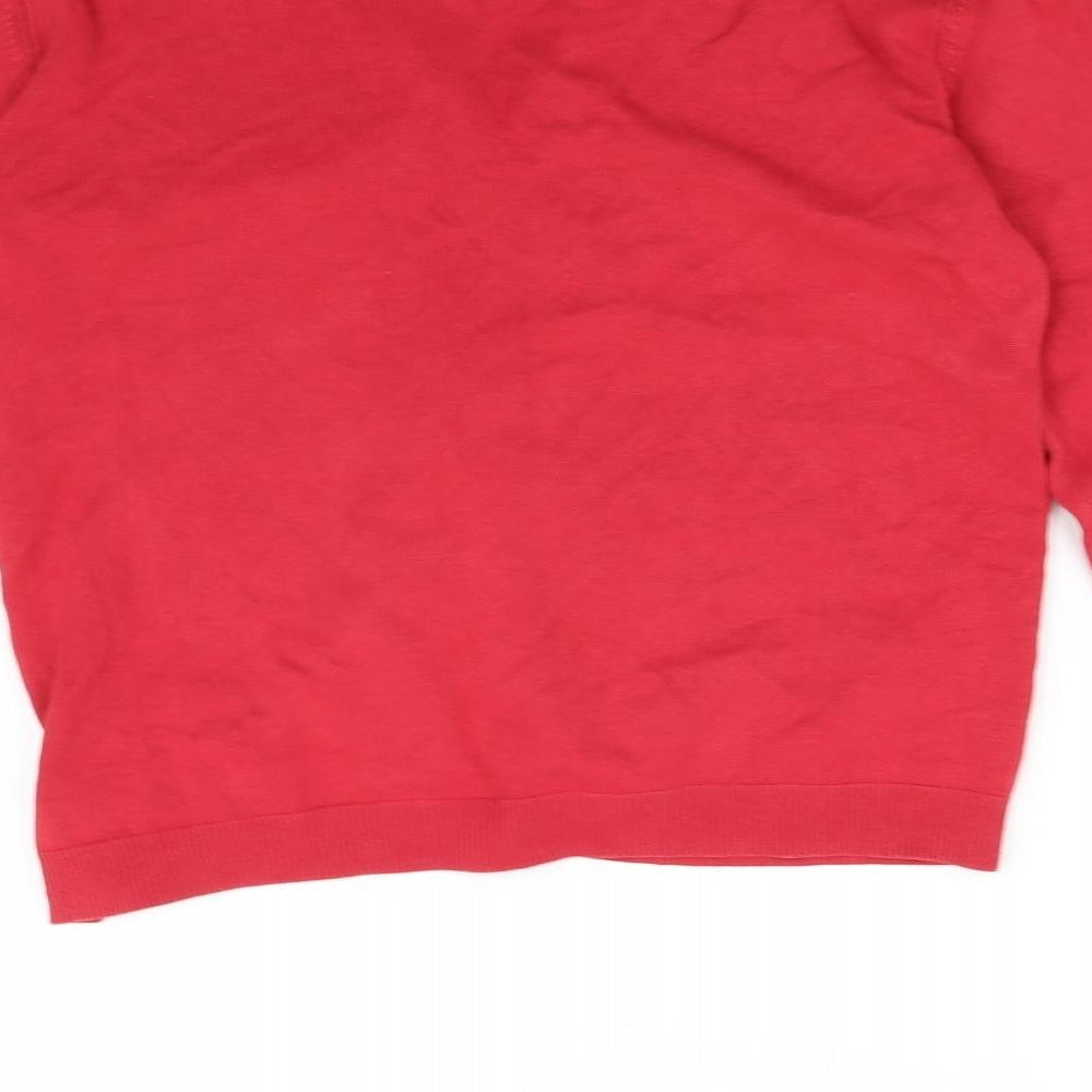 George Girls Red   Cardigan Jumper Size 12-13 Years