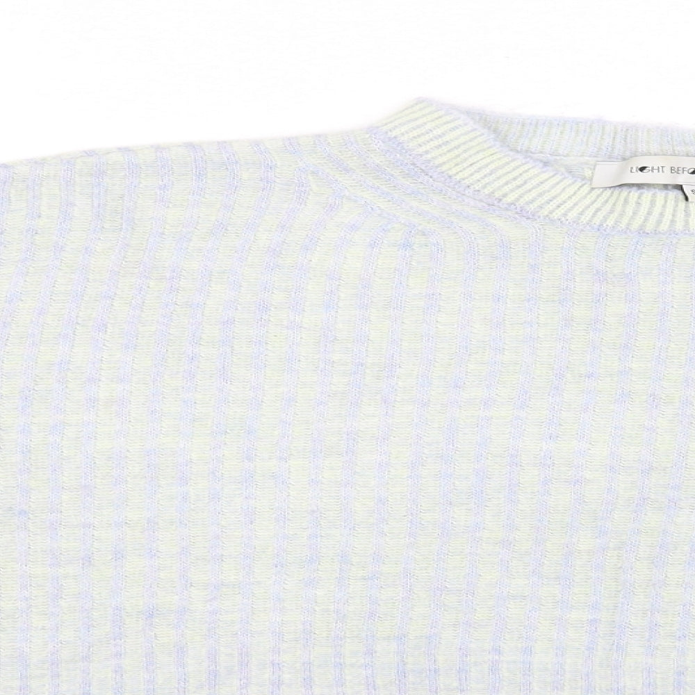 Light Before Dark Womens Grey   Pullover Jumper Size S