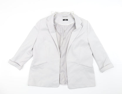 Womens UK Size 10 Wallis Grey Jacket