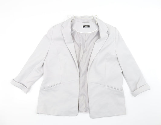 Womens UK Size 10 Wallis Grey Jacket