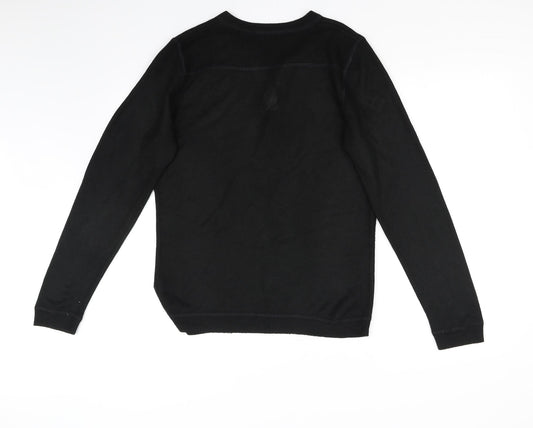 Red Herring Womens Black   Pullover Jumper Size S