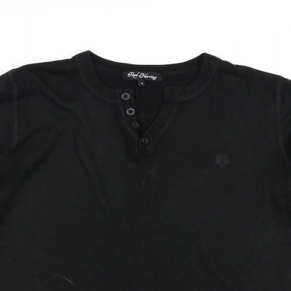 Red Herring Womens Black   Pullover Jumper Size S