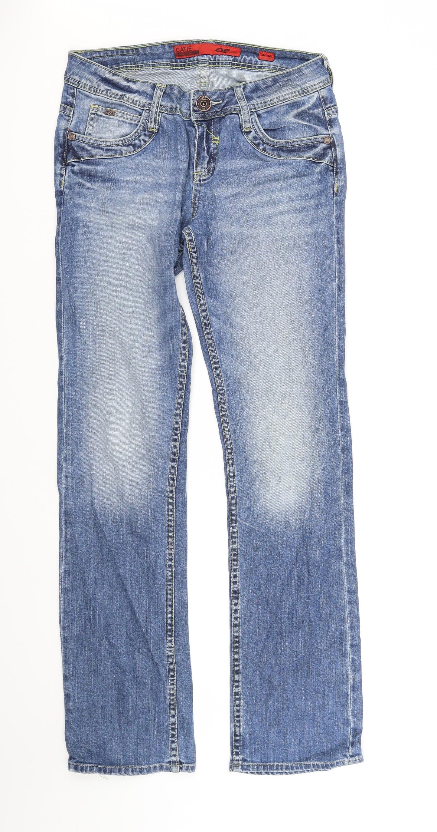 Catie Womens Blue   Straight Jeans Size M L32 in
