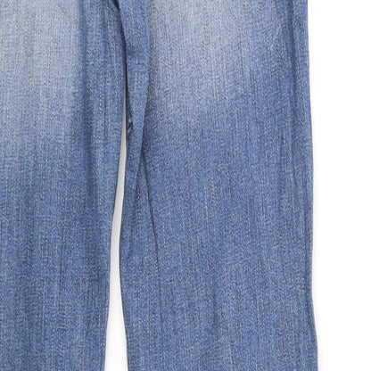 Catie Womens Blue   Straight Jeans Size M L32 in
