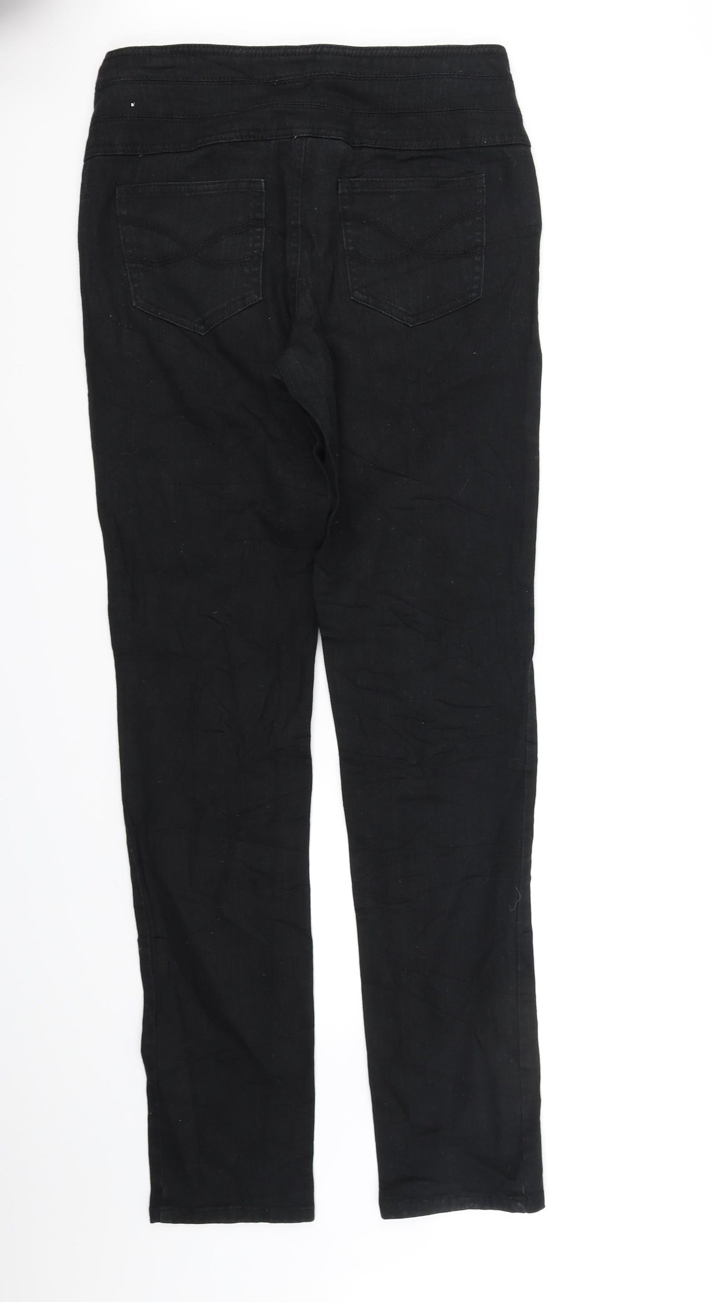 John Banner Womens Black   Straight Jeans Size L L35 in