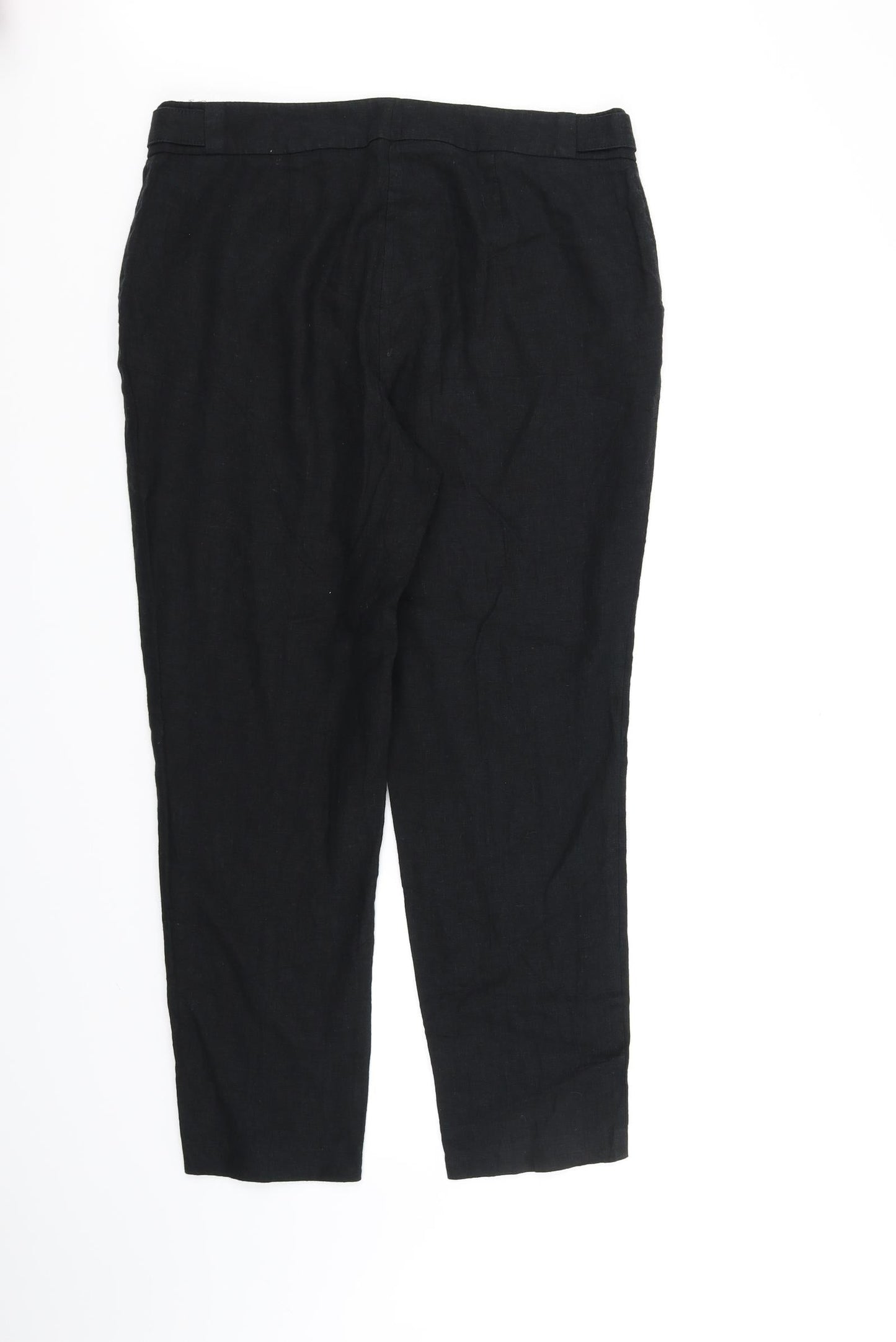 Womens UK Size 14 Marks and Spencer Regular Fit  Black Trousers