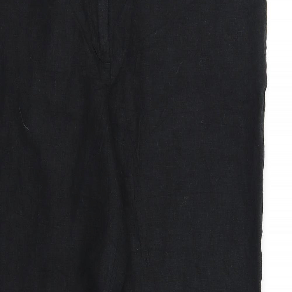 Womens UK Size 14 Marks and Spencer Regular Fit  Black Trousers