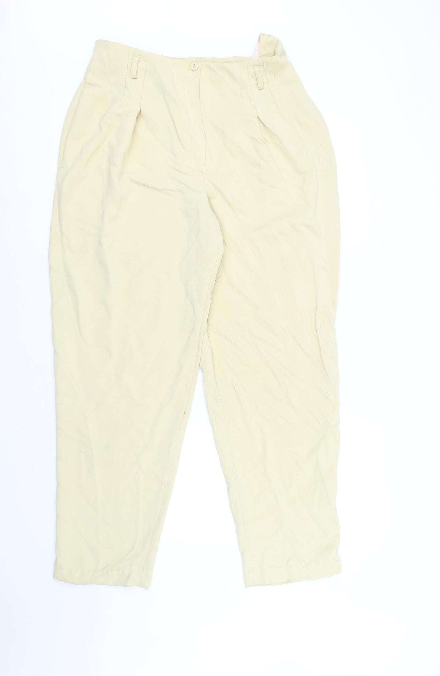 Watercolours  Womens Yellow   Trousers  Size 14 L32 in