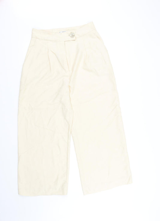 Mango Womens Beige   Trousers  Size 8 L28 in