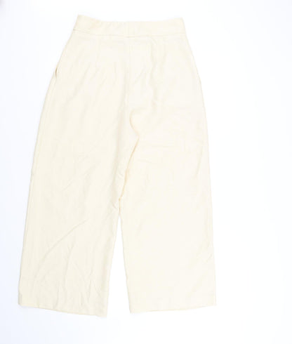 Mango Womens Beige   Trousers  Size 8 L28 in