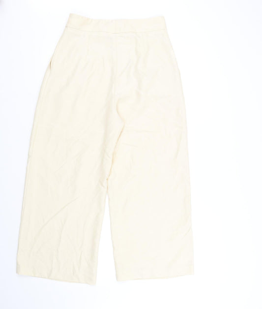 Mango Womens Beige   Trousers  Size 8 L28 in