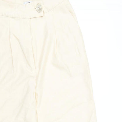 Mango Womens Beige   Trousers  Size 8 L28 in