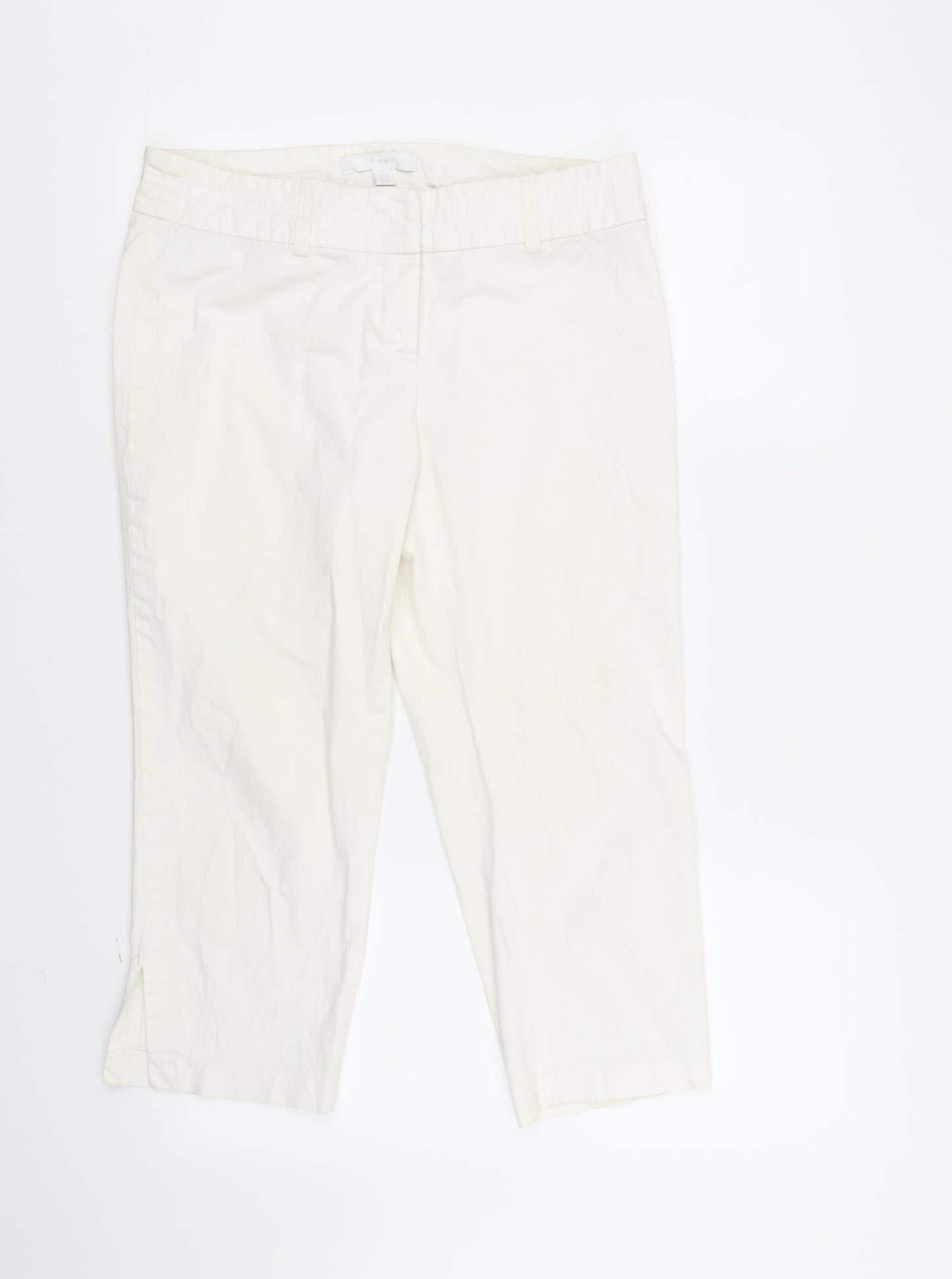 Josef Womens White   Trousers  Size 8 L24 in