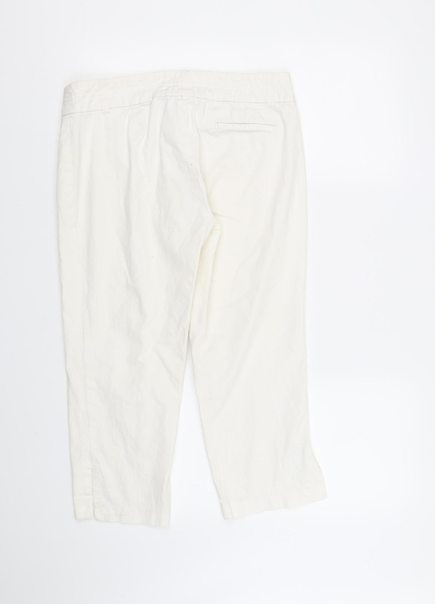 Josef Womens White   Trousers  Size 8 L24 in