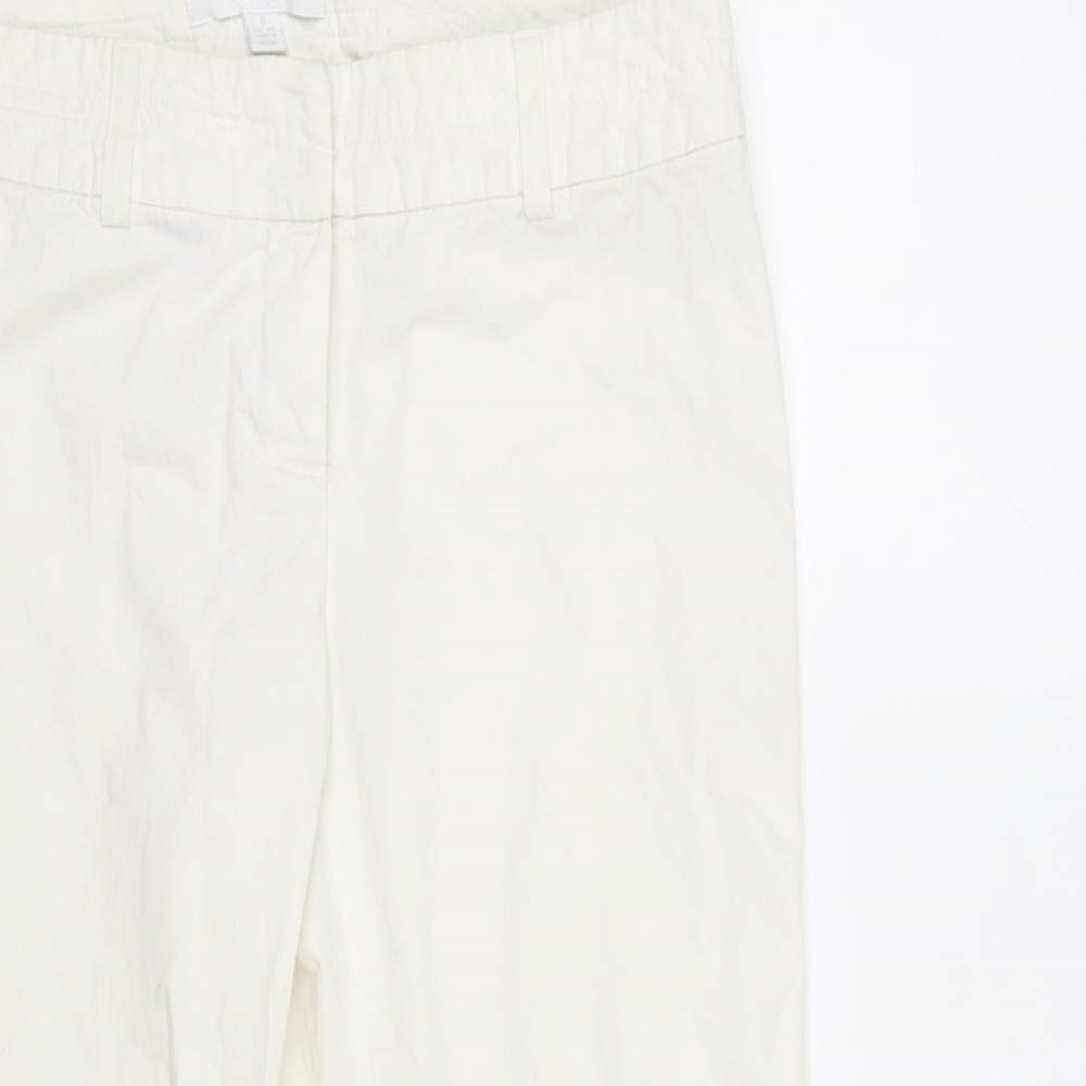 Josef Womens White   Trousers  Size 8 L24 in