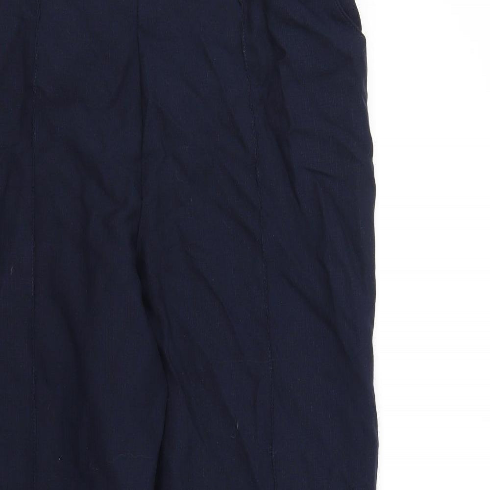 Womens UK Size 16 Marks and Spencer Regular Fit  Blue Trousers