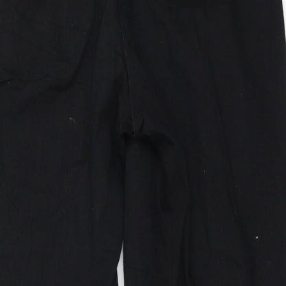 Womens UK Size 16 Debenhams Regular Fit  Black Trousers