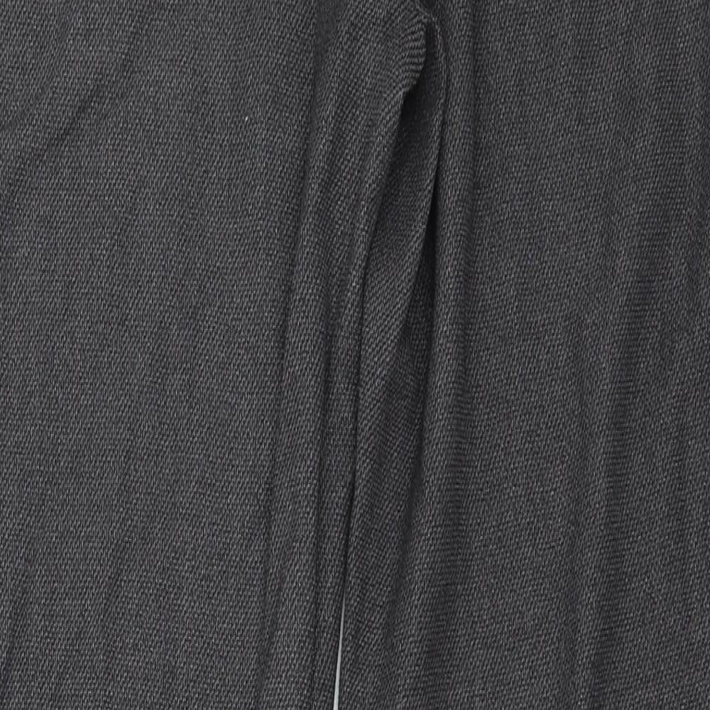 Womens UK Size 12 Marks and Spencer Regular Fit  Grey Trousers
