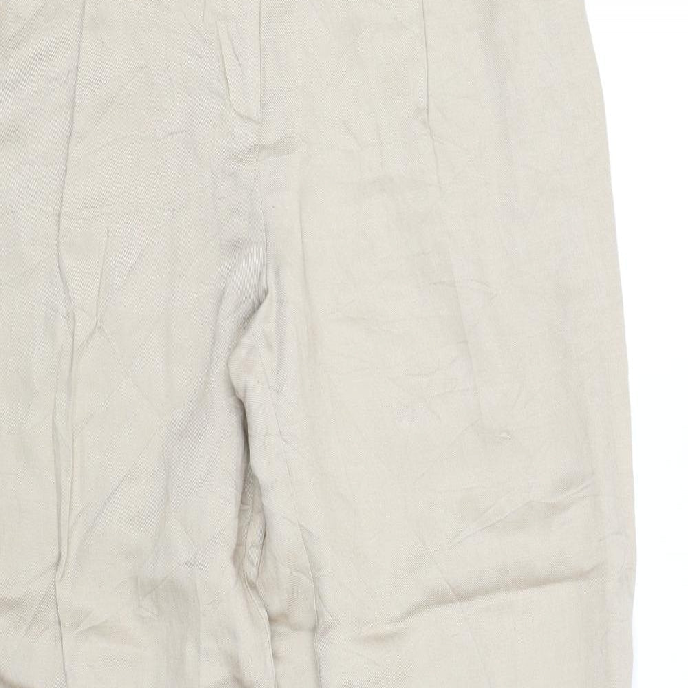 F&F Womens Beige   Trousers  Size 12 L35 in