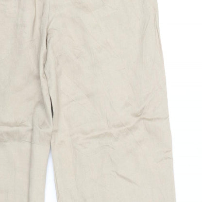 F&F Womens Beige   Trousers  Size 12 L35 in