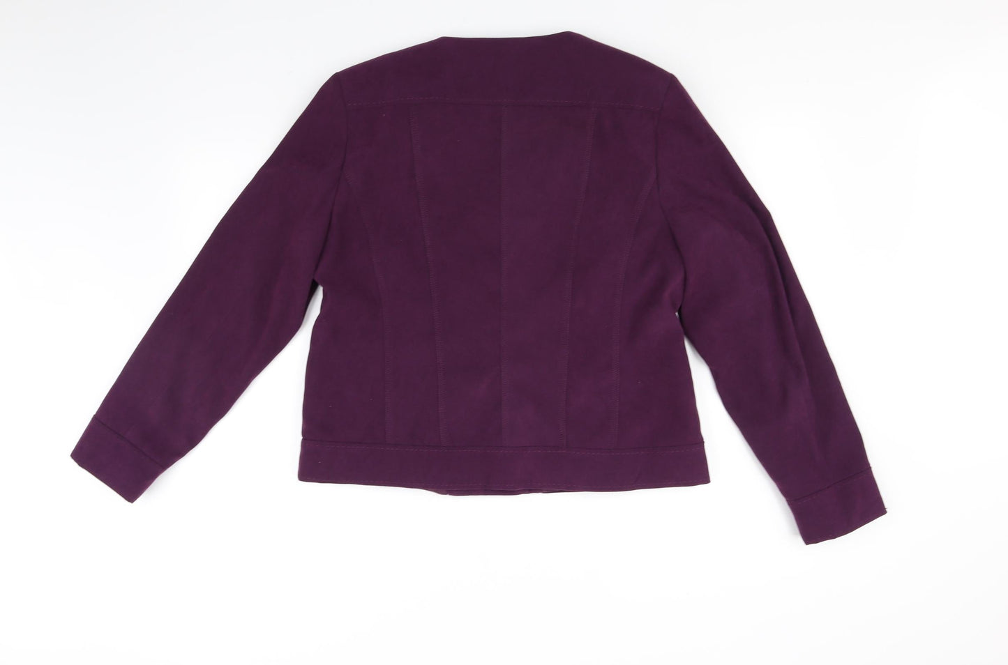 David Emanuel Womens Purple   Jacket  Size 14