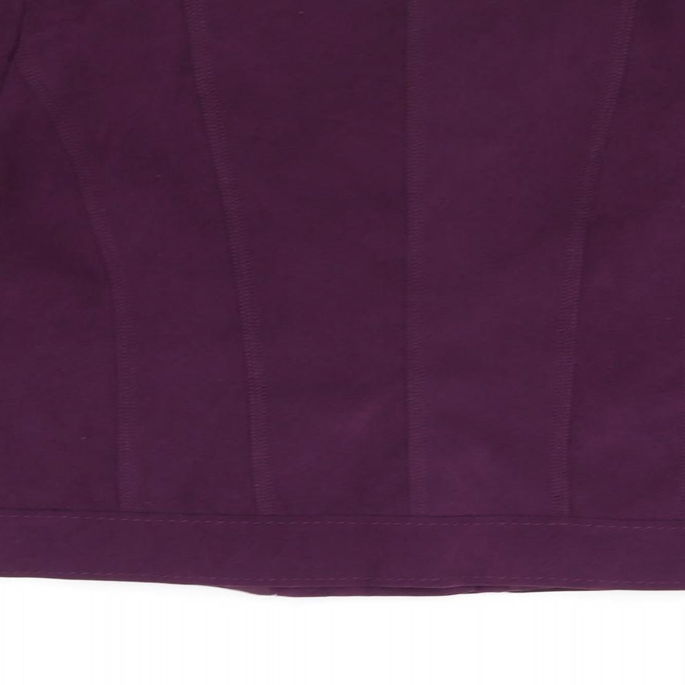 David Emanuel Womens Purple   Jacket  Size 14