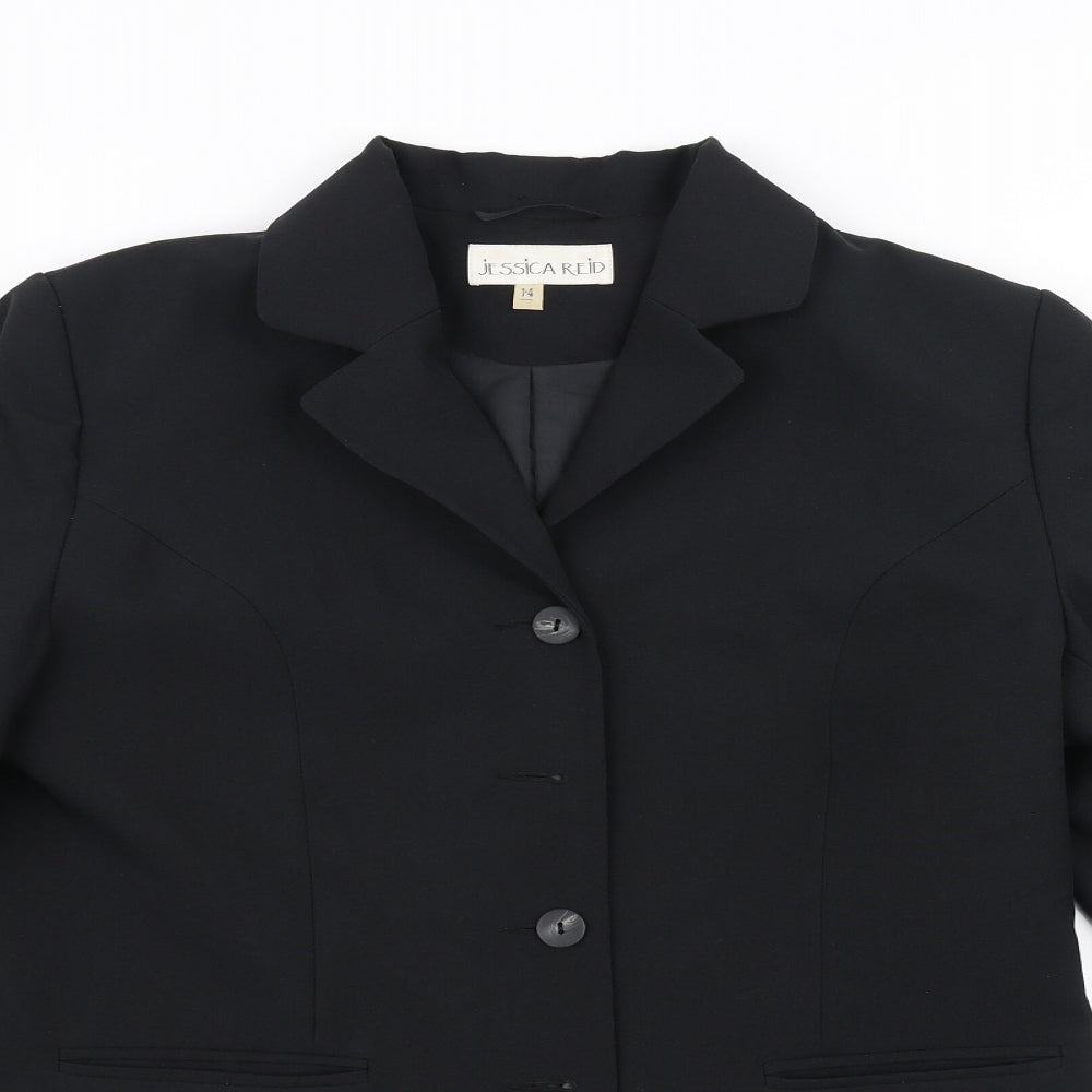 Womens UK Size 14 Jessica Reid Black Jacket