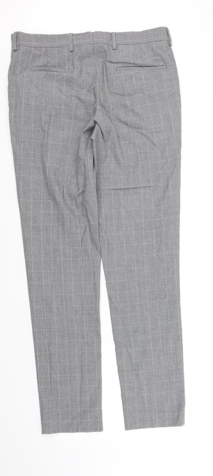 River Island Womens Green Check  Trousers   L34 in