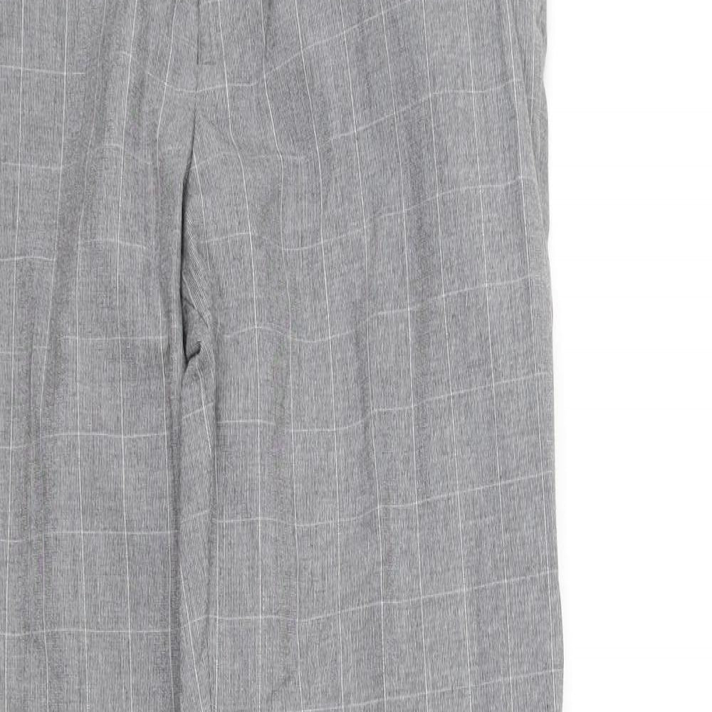 River Island Womens Green Check  Trousers   L34 in