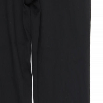 Womens UK Size M Marks and Spencer Regular Fit  Black Trousers