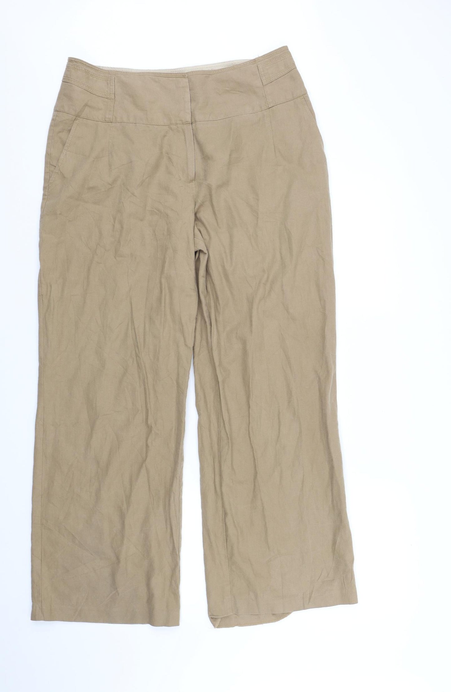 F&F Womens Beige   Trousers  Size 16 L33 in