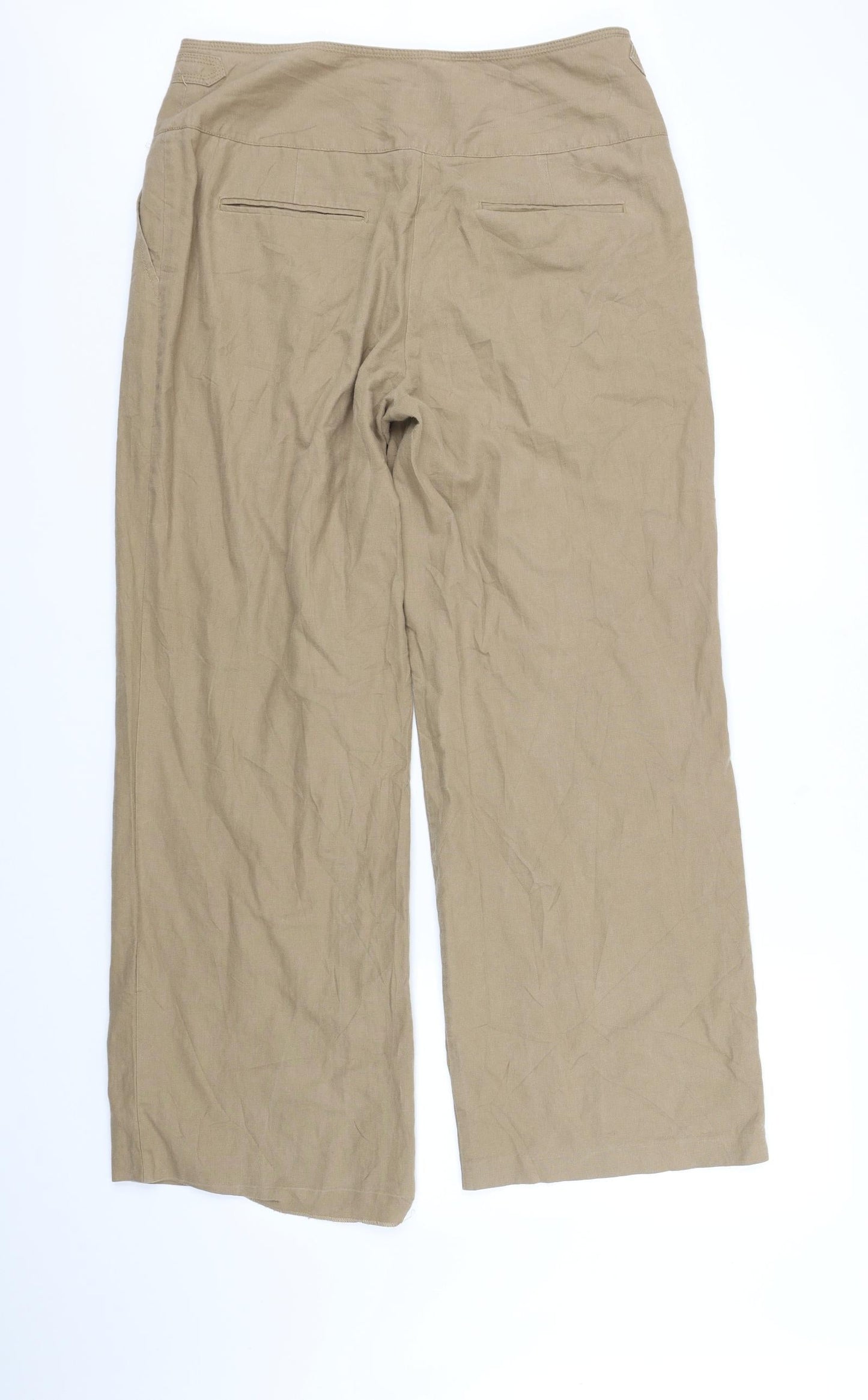 F&F Womens Beige   Trousers  Size 16 L33 in