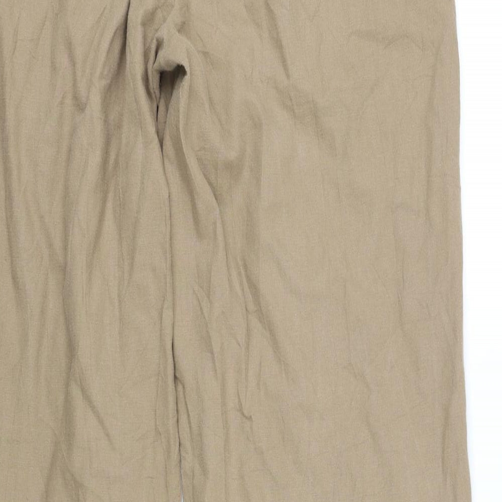 F&F Womens Beige   Trousers  Size 16 L33 in
