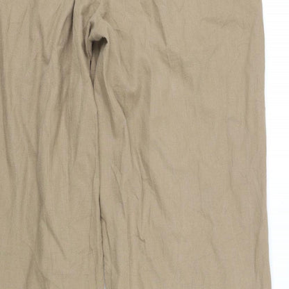 F&F Womens Beige   Trousers  Size 16 L33 in
