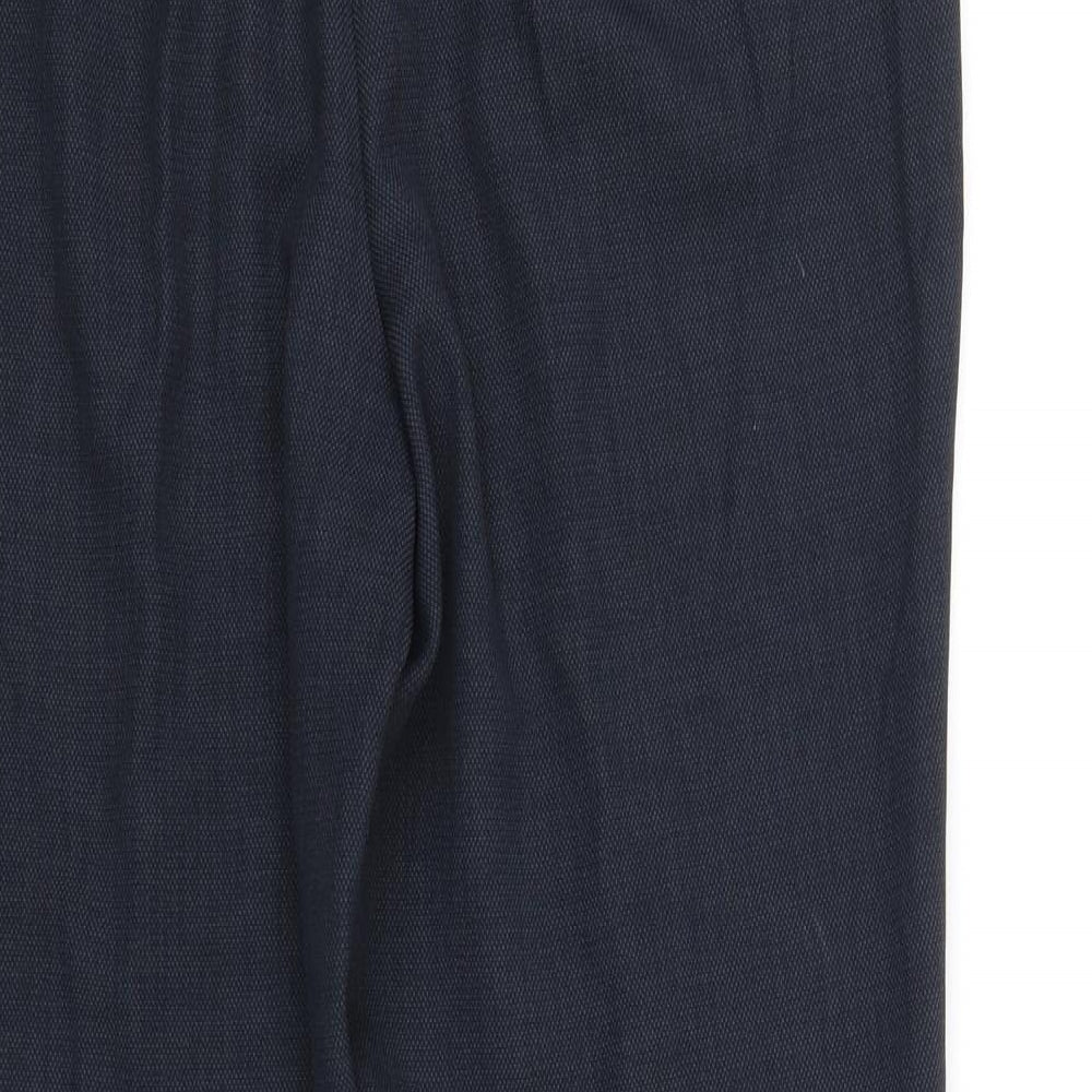 Womens UK Size 12 Marks and Spencer Regular Fit  Blue Trousers