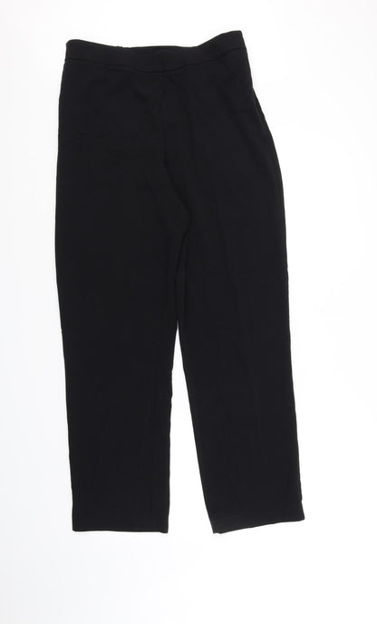 EWM Womens Black   Trousers  Size 14 L33 in