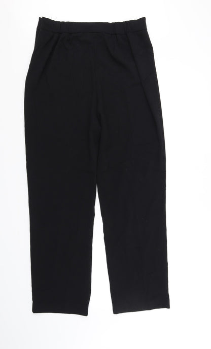 EWM Womens Black   Trousers  Size 14 L33 in