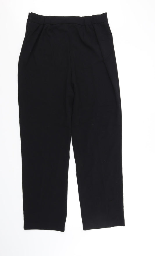 EWM Womens Black   Trousers  Size 14 L33 in