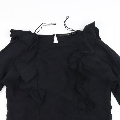 Zara Womens Black   Fit & Flare  Size S