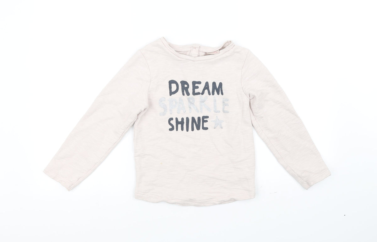 Next Girls Pink   Pullover Jumper Size 9 Years